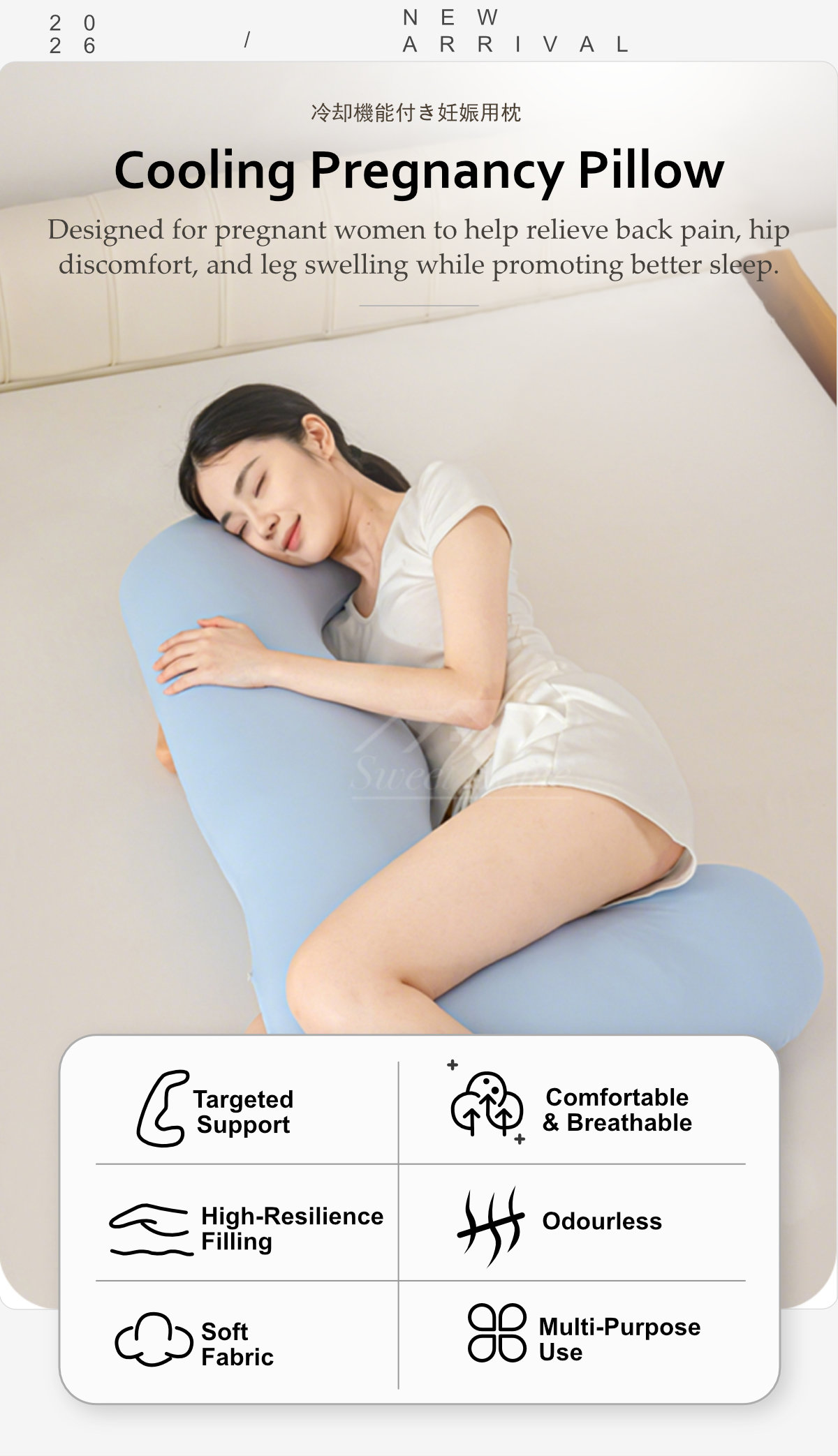 Cooling Pregnancy Pillow-1